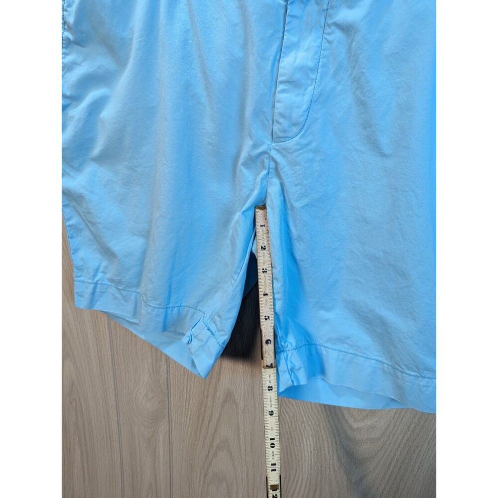 Polo Ralph Lauren Shorts Mens 42 Light Blue Chino Straight Fit Flat Straight 9" - Picture 7 of 8
